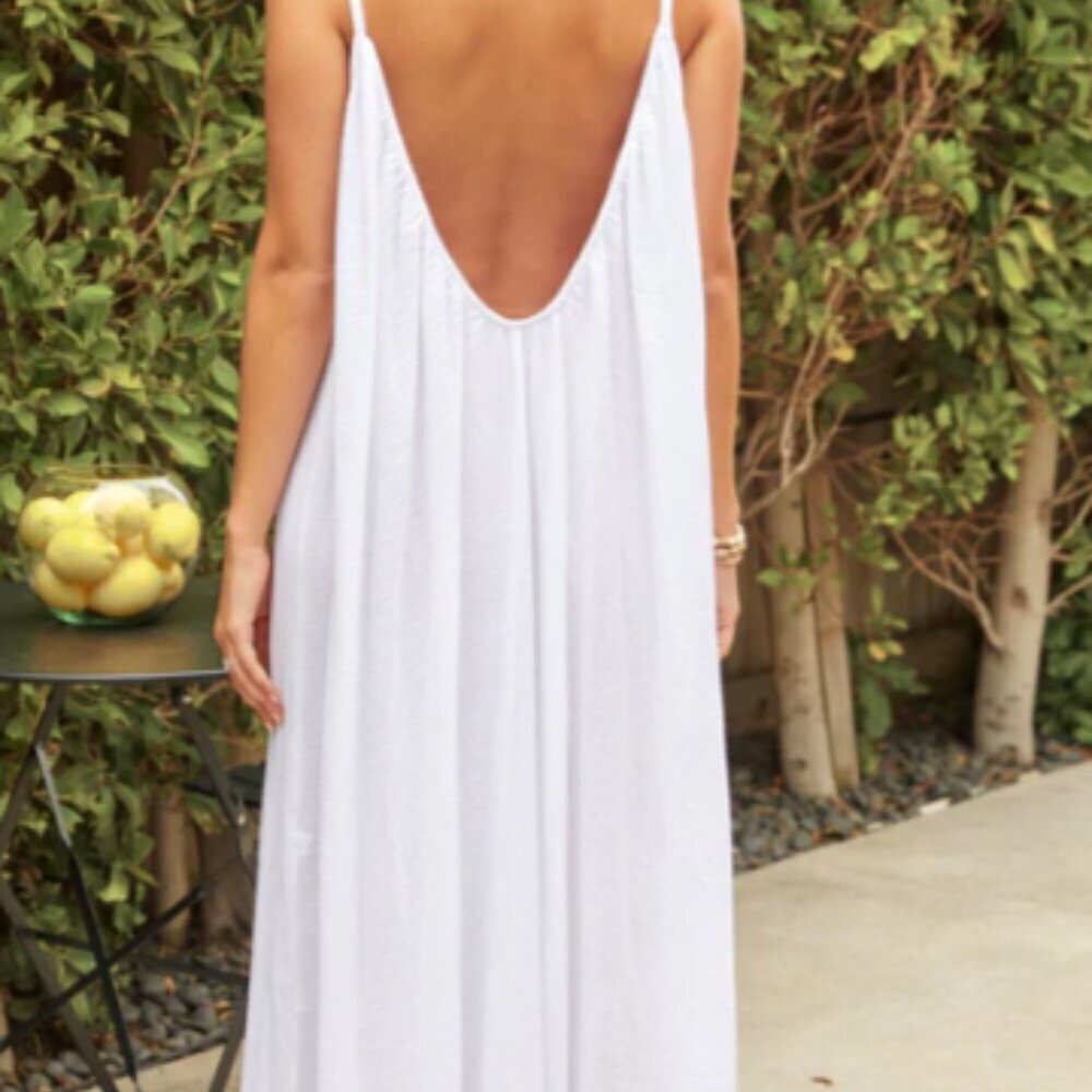 Oriana THE LOW BACK MAXI DRESS - Picture 2 of 3